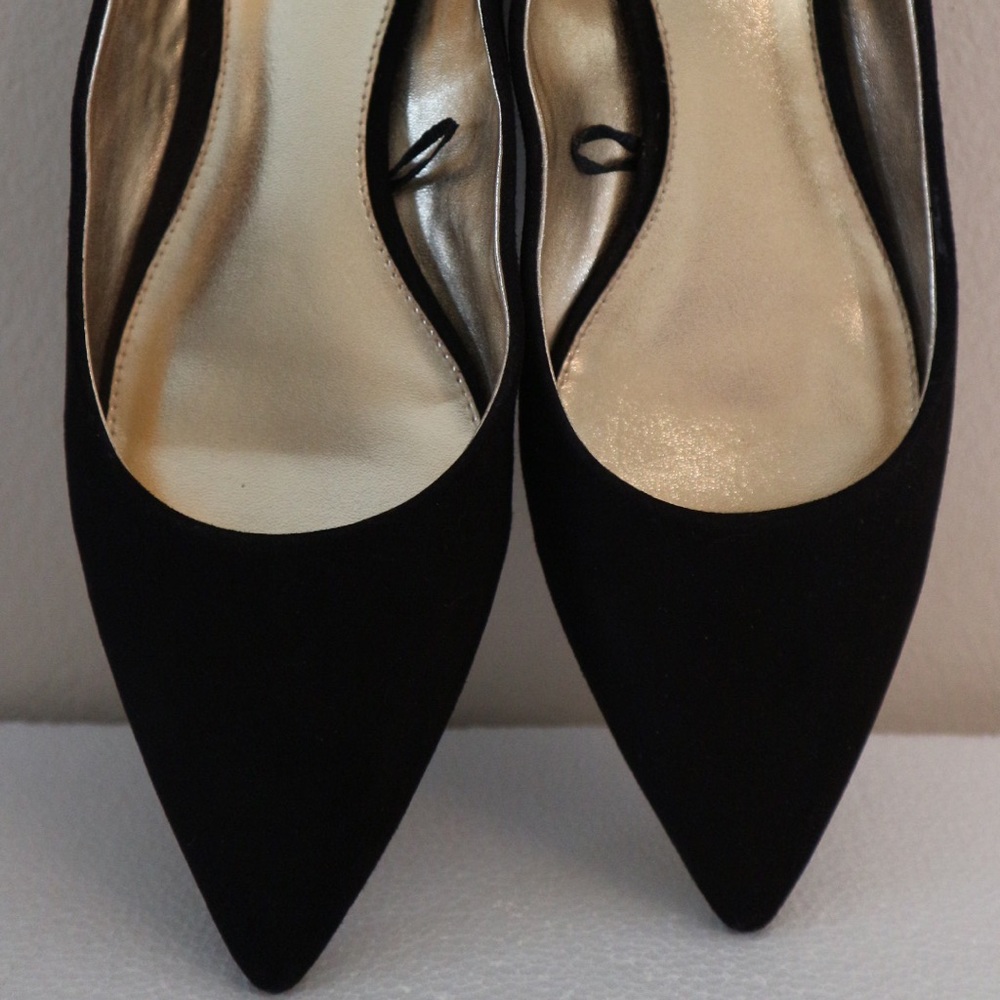 Ballet flats womens shoes, Sears, Black, Size 7